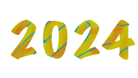 Cellular Highlights, An Animated Year End Spectacle Stock Footage 258234046