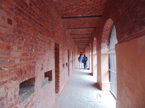 The Cellular Jail also known as Kala Pani ( 'Black Water') Stock Photos