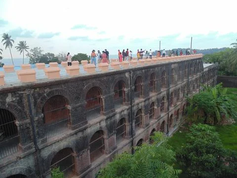 The Cellular Jail also known as Kala Pani ( 'Black Water') Stock Photos