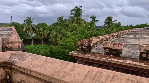 Cellular Jail Rooftop View of Port Blair and Coastal Landscape- 27.8.2025 Vídeo Stock 341919742