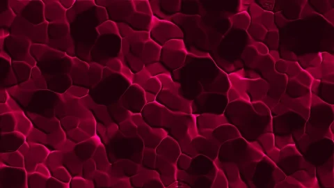 Cellular mosaic pattern like bottom of pool with water, 3d render, computer Stock Footage 107683475