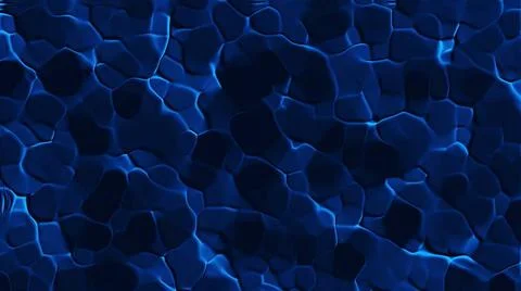 Cellular mosaic pattern like bottom of pool with water, 3d render, compute... Stock Photos