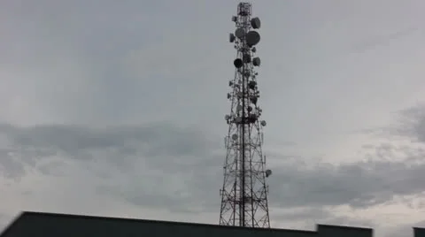 Cellular network base station Video stock 24867633