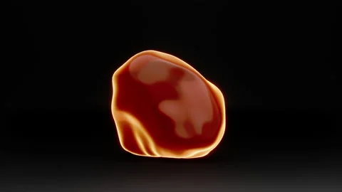 A cellular organism bouncing and moving Stock Footage 157326279