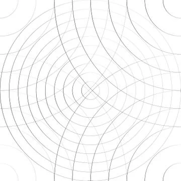 Cellular pattern with thin lines of circles. (Repeatable subtle texture) イラスト素材