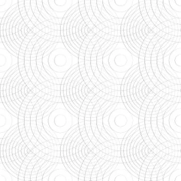 Cellular pattern with thin lines of circles. (Repeatable subtle texture) Stock Illustration
