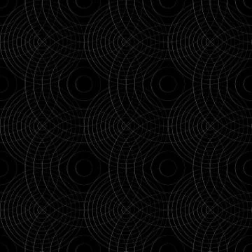 Cellular pattern with thin lines of circles. (Repeatable subtle texture) イラスト素材