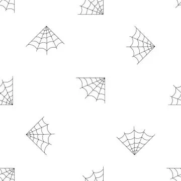 Cellular spiderweb pattern seamless vector Stock Illustration
