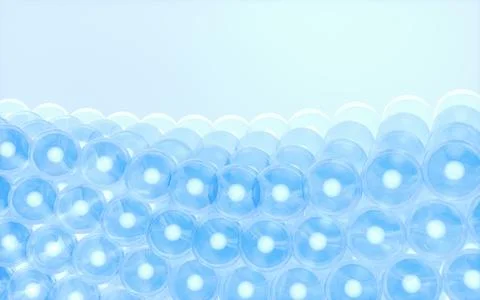 Cellular structure, biology concept, 3d rendering. Stock Illustration