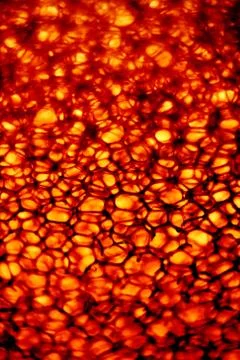 Cellular structure, metal, red-hot Stock Photos