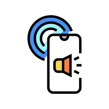 Cellular telecommunication color icon vector illustration Stock Illustration