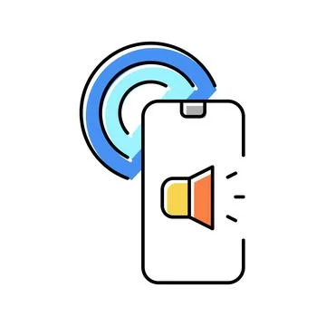 Cellular telecommunication color icon vector illustration Stock Illustration