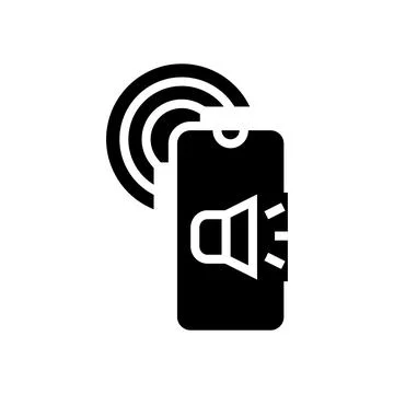 Cellular telecommunication glyph icon vector illustration Stock Illustration