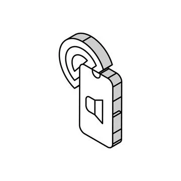 Cellular telecommunication isometric icon vector illustration Stock Illustration