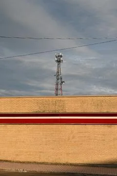 Cellular Tower in city of Dryden Photos