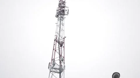 Cellular Tower Stock Footage 57316461