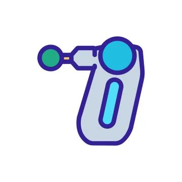 Cellulite body massager icon vector outline illustration Ilustración de archivo