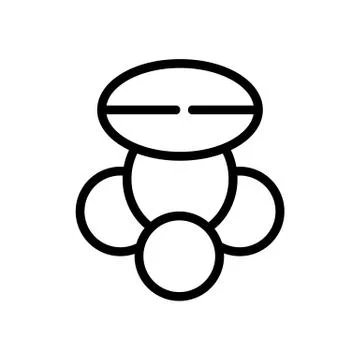 Cellulite fat tissue icon vector outline illustration Ilustración de archivo