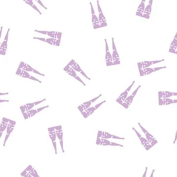 Cellulite problem glyph seamless pattern Stock Illustration