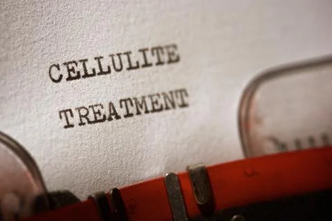 Cellulite treatment concept Stock Photos