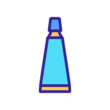 Cellulite tube package icon vector outline illustration Ilustración de archivo