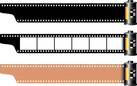 Celluloid film frames 스톡 일러스트