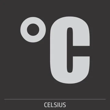 Celsius icon illustration Stock Illustration