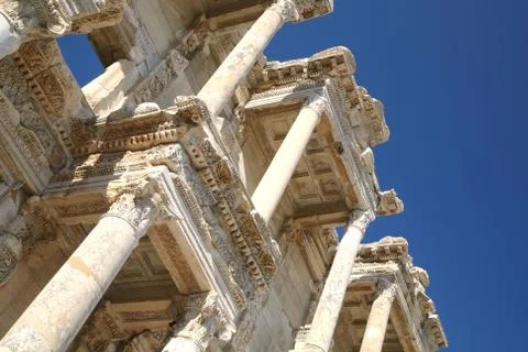 Celsus library, ephesus Stock Photos