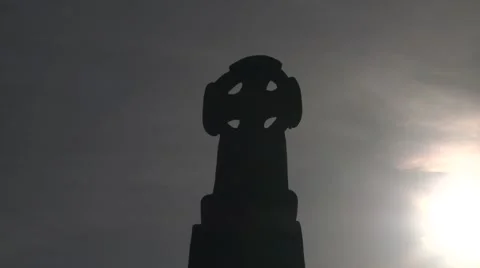 Celtic Cross at Carew 動画素材 66531781