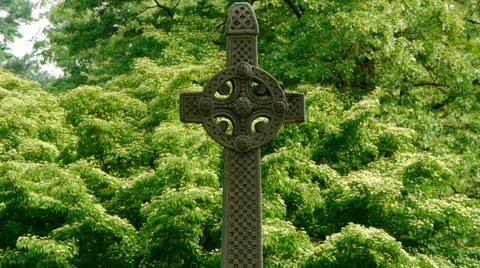 Celtic Cross Stock-Footage 24137956