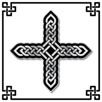 Celtic Cross Pattern Stock Illustration