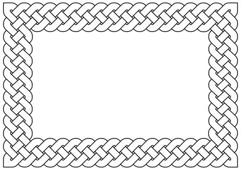 Celtic frame Stock Illustration