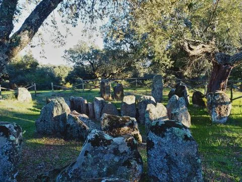Celtic historical complex in Montehermoso Stock-Fotos