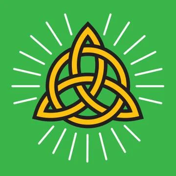 Celtic Infinity Knot Vector Design. Stock Illustration