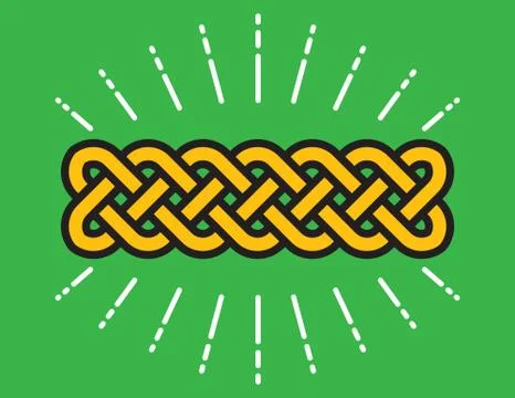 Celtic Infinity Knot Vector Design. Иллюстрация
