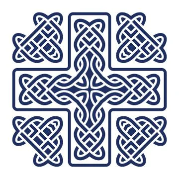 Celtic knot cross vector Stock Illustration
