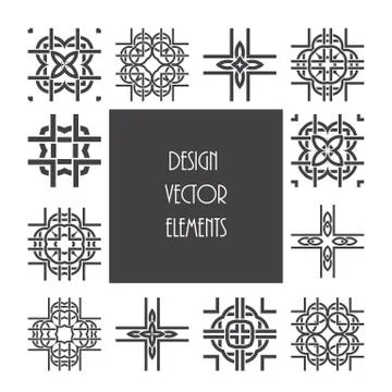 Celtic knot ornament design Stock Illustration