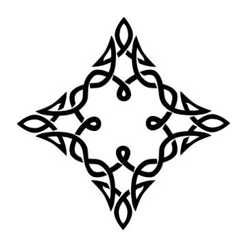 Celtic Knot Ornament Illustrazione stock