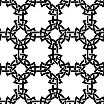 Celtic knot trinity on white background for tattoo symbol religion icon logo. Stock Illustration