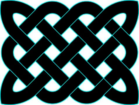 Celtic knot vector Ilustración de archivo