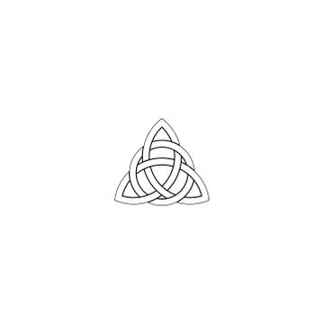 Celtic Knot vector ornament illustration. Template design. Stock Illustration