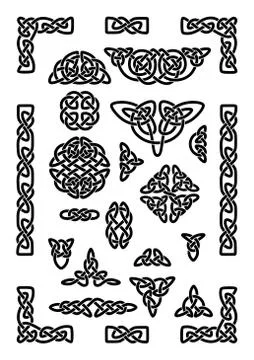 Celtic Knots Collection Stock Illustration