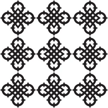 Celtic knots pattern Stock Illustration