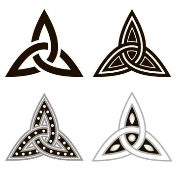 Celtic knots, set of icons Stock Illustration