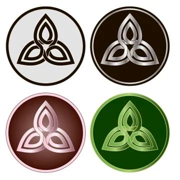 Celtic knots, set of icons Stock-Illustration