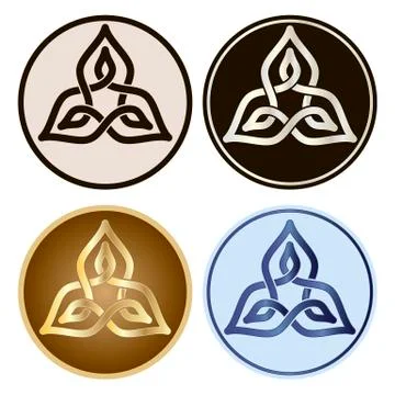 Celtic knots, set of icons Stock Illustration