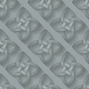 Celtic Knotwork Seamless background Stock Illustration