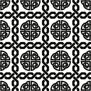 Celtic ornament on a white background. Stock Illustration