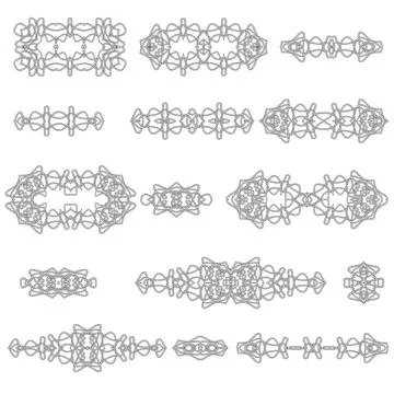 Celtic Pattern Isolated on White Background. Scandinavian Design. Decorative Stock Illustration