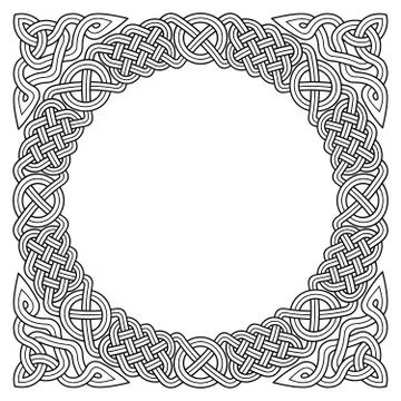 Celtic patterns. Illustrazione stock